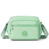 Crossbody Bag Multi-Layer Pocket Shoulder Bag Water-Repellent Nylon Women's Small Square Bag
