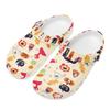 Women Men Printed EVA Clogs Soft Lightweight Breathable Slip On Garden Shoes Beach Pool Bathroom Home Summer Sandals
