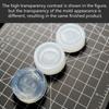 1/6 Miniature Dollhouse Play Food Kitchen For Doll Accessories Dinnerware Silicone Mould Uv Glue Dropping Turnover Mold