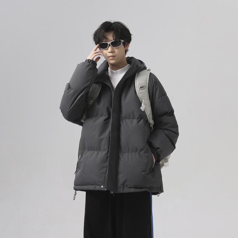 Cotton Clothing Men and Women with The Same Paragraph Winter Loose Hooded Waterproof Cotton Jacket Cotton Jacket Couples Coat Warm Winter Thickening
