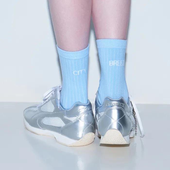 CITY&BREEZE Long Socks_BLUE