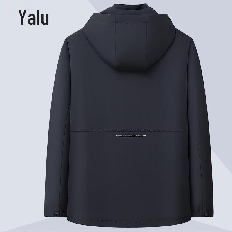 Ya Lu Men's Hooded Business Casual Jacket