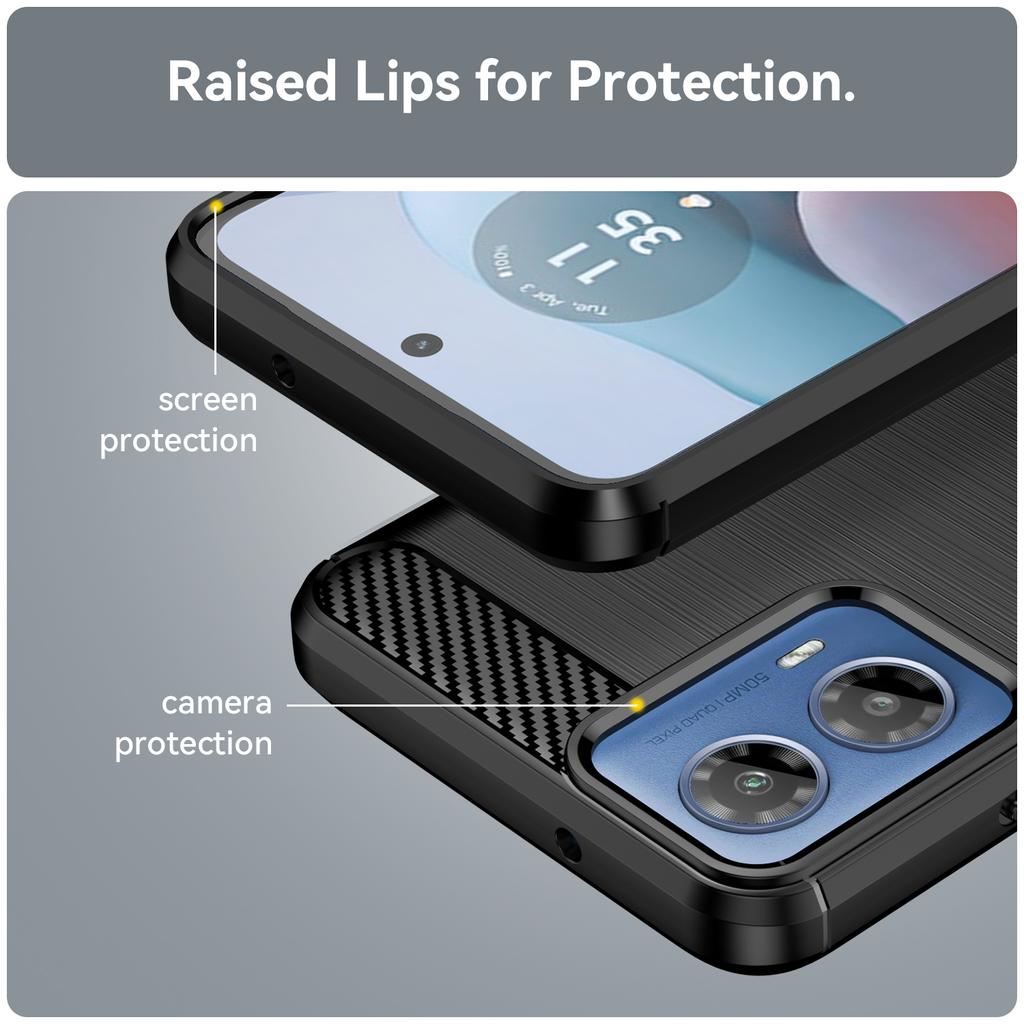For Motorola Moto G34 Case For Moto G34 5G Cover 6.5 Inch Shockproof Soft Silicone Protective Bumper For Motorola Moto G34