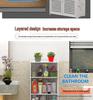 Multi-Layer Floor-Standing Bathroom Shelf and Side Storage Cabinet