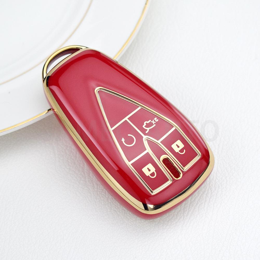 Car Key Case Cover For Changan Unit Unik Cs35Plus Cs55 Plus Cs75 Plus Oshan X7 X5 Keychain 4 Buttons Tpu Key Bag Car Accessories