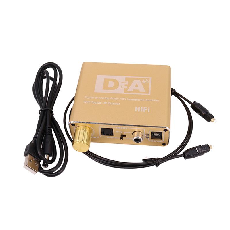 1080p Digital to Analog Audio Converter with Adjustable Volume