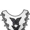 Water-soluble Lace Collar, Mesh Bottom Cloth Embroidered Collar, Colored Lace Embroidered Corsage, Butterfly Flower Fake Collar.