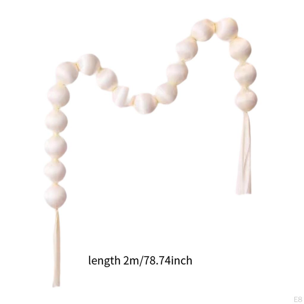 Foam Ball Garland Banner Crafts Making Decor Wedding Decoration Handmade for Bridal Shower