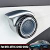 For BYD  ATTO 3 YUAN PLUS   ABS 4-door Speaker Ring Cover Car Door Audio Sound Frame Loudspeaker Sticker Trim