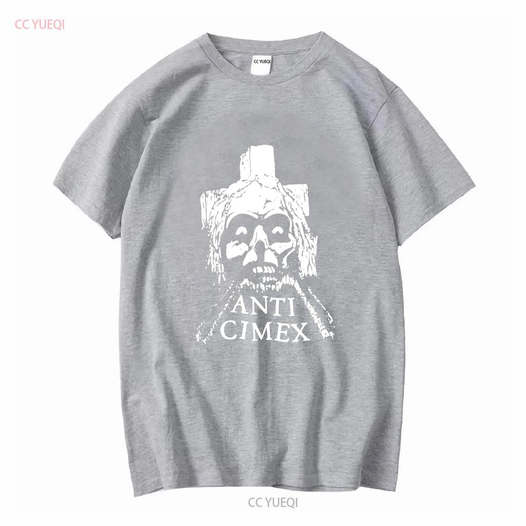 Anti Cimex Mens Punk T Shirt Crust Grindcore Discharge GBH Zombie long or short sleeves vintage Washed graphic Soft streetwear
