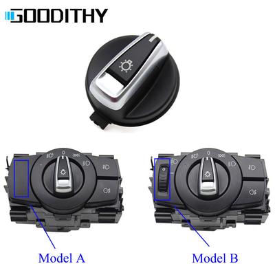 Car Front Dashboard Head Light Lamp Control Switch Button Cap For BMW 1 3 Series E90 E91 X1 E84 E82 E88 318 320 325 330