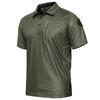 Tactical Hiking Outdoor Polo Shirt Men Summer Breathable Military Glof Fishig Camping Sport Short Sleeve T Shirt USA Plus Size