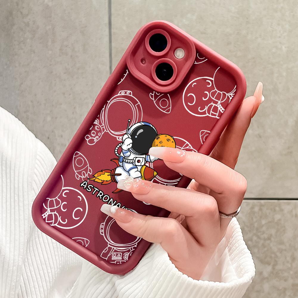 Weiches Silikon-Telefongehäuse mit quadratischem Leiterdruckmuster, vollständige Kameraabdeckung, stoßfeste Gummischutzhülle für iPhone Infinix Tecno OnePlus