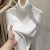 Women's Turtleneck Sweater Autumn Winter Long Sleeve Slim Fit Knitted Base Layer Fashionable Warm Top