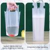 100Pcs Single/Double Cup Milk Tea Packaging Bags Frosted Transparent Disposable Beverage Plastic Bags Coffee Takeout Tote Bag