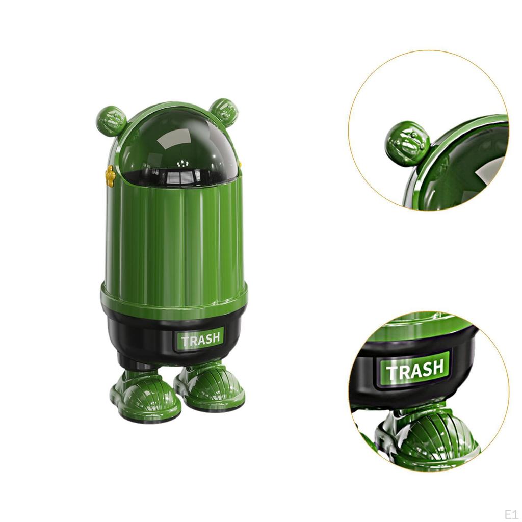 Mülleimer Behälter Staubbehälter Aufbewahrungseimer Kreativer Abfallkorb für Wohnheim Badezimmer