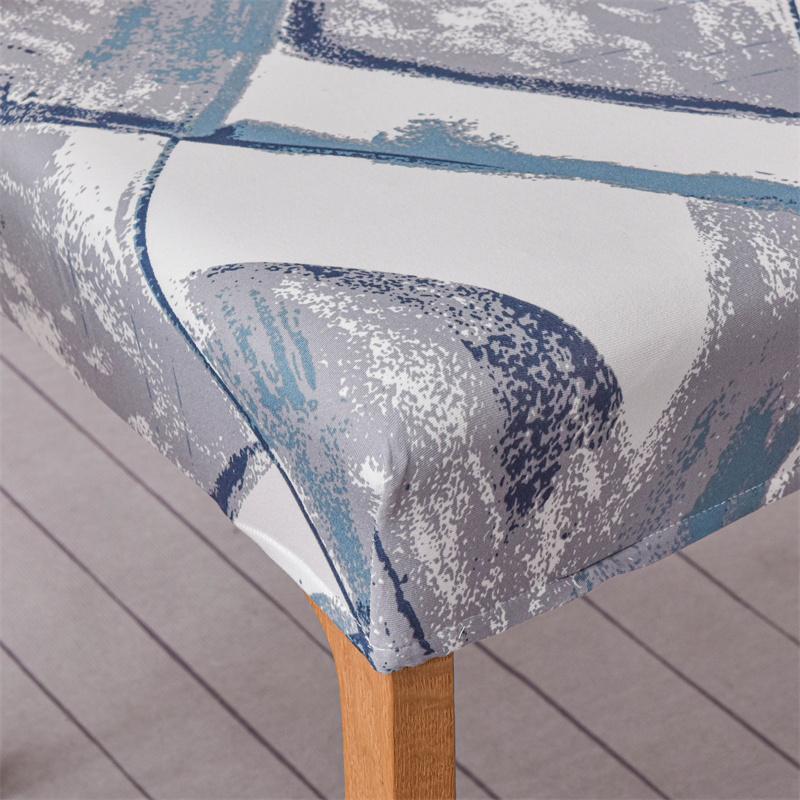 1Pc Chair Cover Bohemian Style Elastic Anti-Dirty Chair Cushion Cover Washable Printed Dining Chair Cover For Home El Banquet
