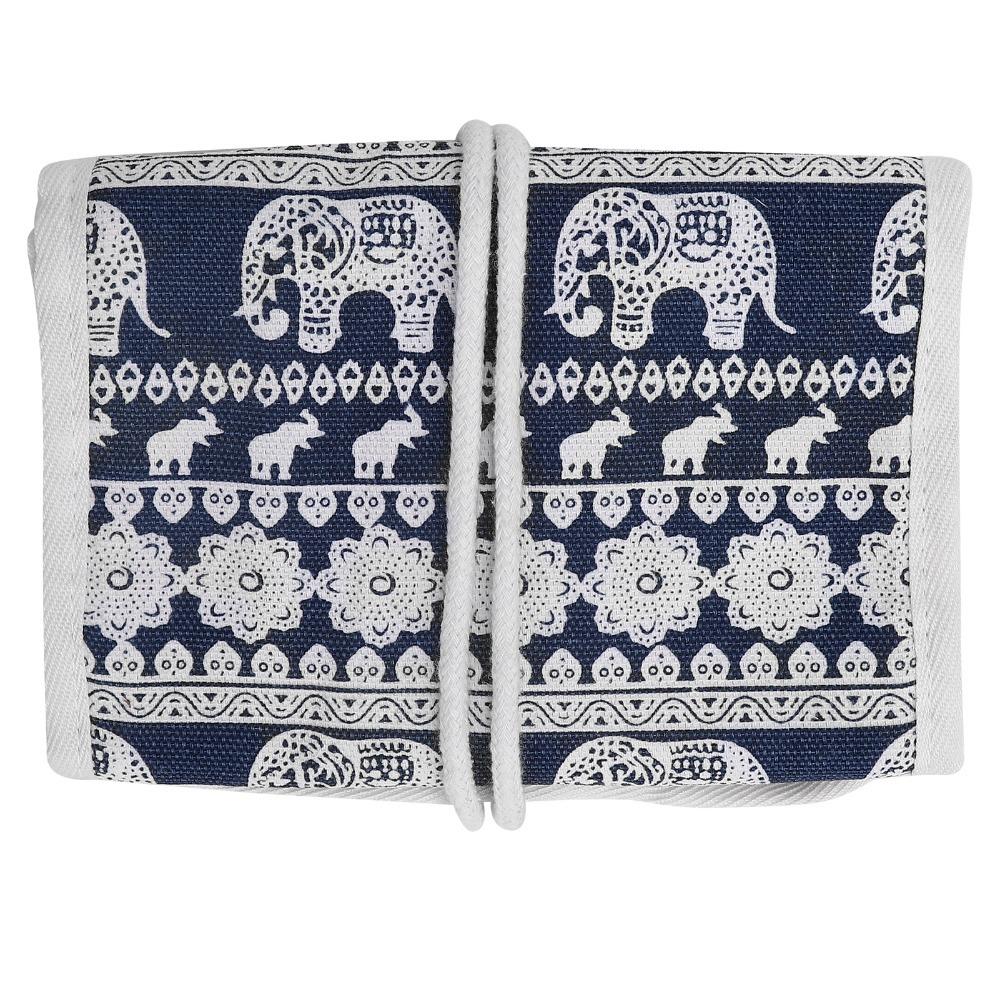 

Roll Up Knitting Needles Case Zipper Bag Empty Organizer Crochet Hooks Storage Bag Knitting Needle Storage Needles Holder