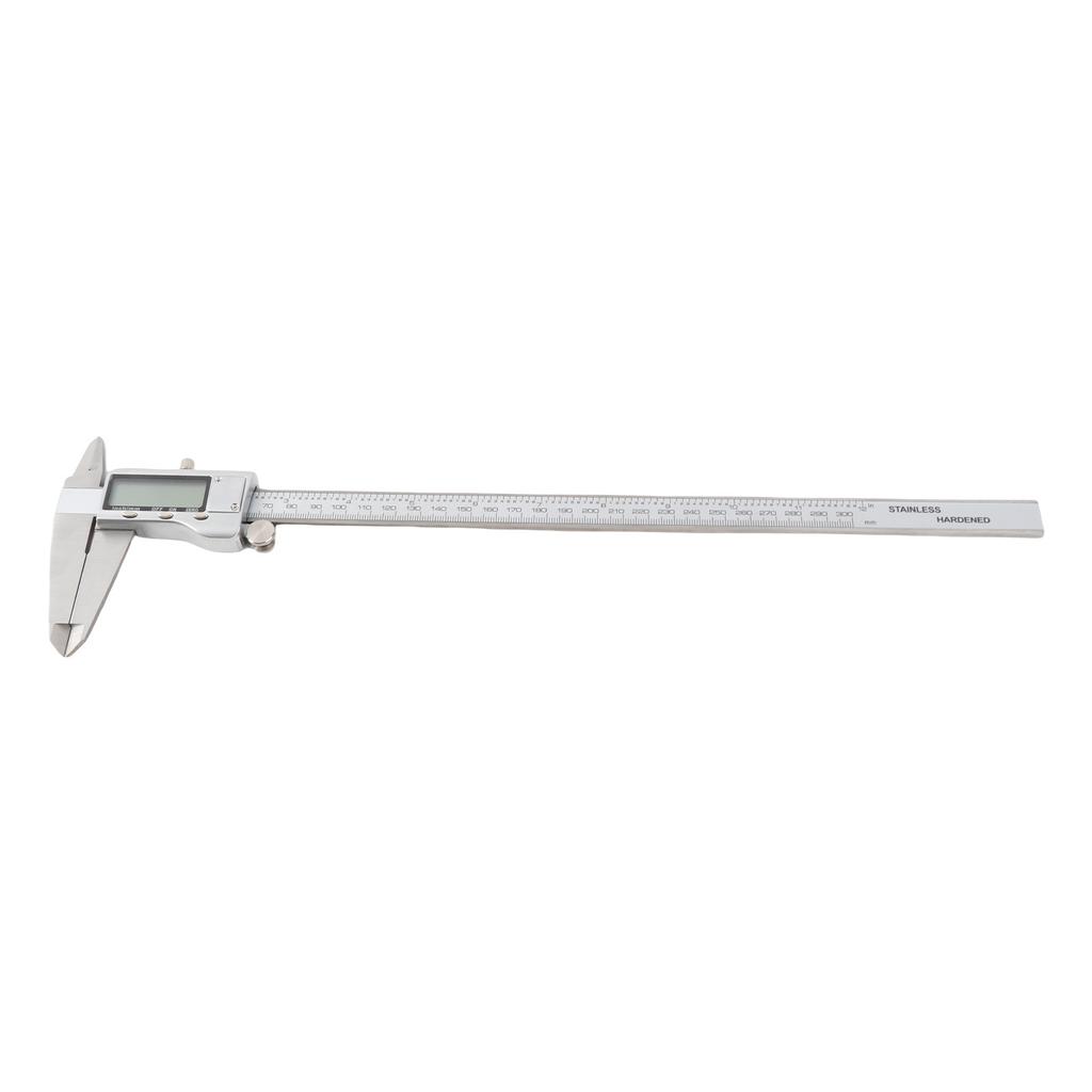 0 300mm Accurate Digital Vernier Caliper Stainless Steel Micrometer Ruler