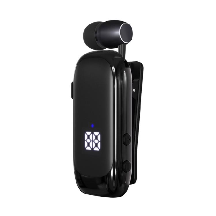 Lavalier Business Headphone Bluetooth-compatible Earphone Call Vibrating Reminder Voice Number Reporting Wireless