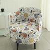 Single Simple Small Apartment Elastic Sofa Set All-inclusive Internet Cafe Cafe Round Sofa Set Office Sofa Set