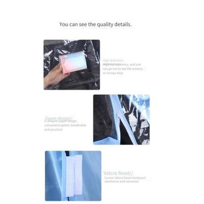 Winter Thicken Baby Stroller Rain Cover - Universal Fit Waterproof Wind/Dust Shield Full Raincoat for Pushchair Accessories