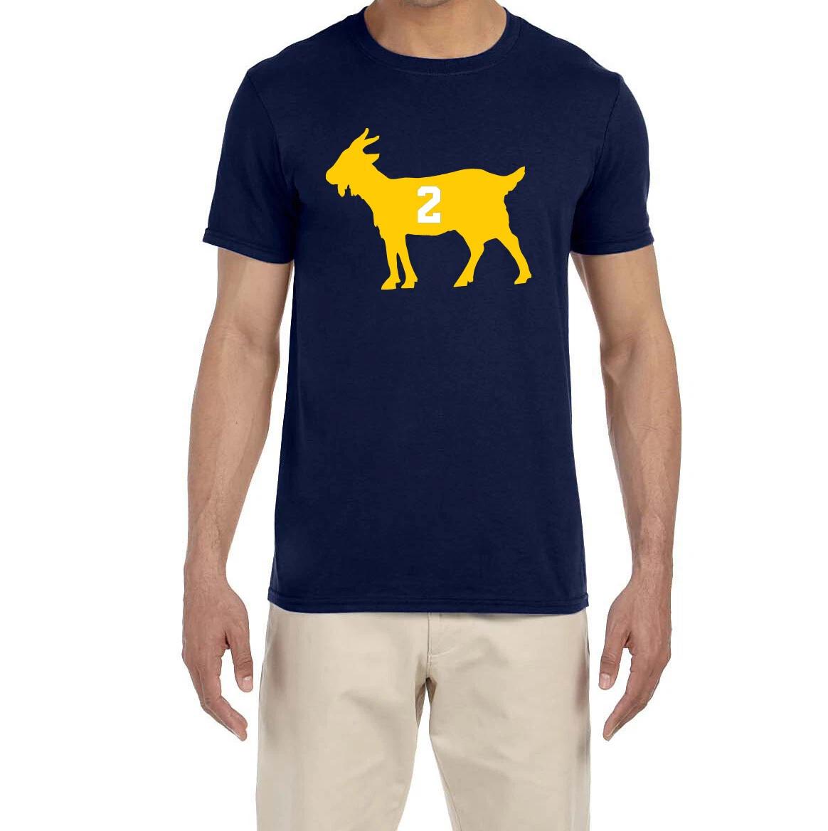 Michigan Wolverines Charles Woodson Goat T-shirt S