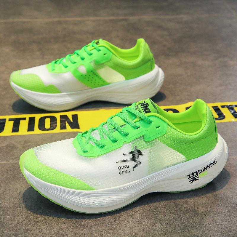 

Ultra-thin breathable marathon carbon plate lightweight running shoes men s and women s track and field training shoes middle school students spor 36