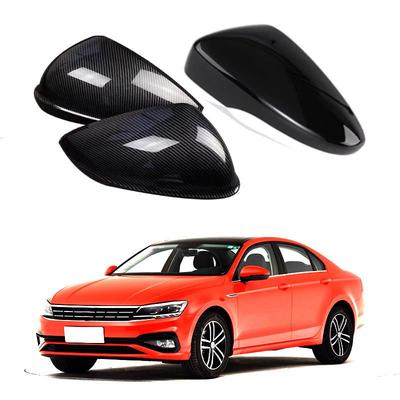 Carbon Fiber Pattern Gloss Black Rearview Mirror Cover for 19-21 Volkswagen Lamando