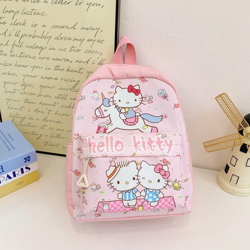 Kindergarten Baby Schoolbag Cute Foreign Style Printing Boys And Girls Backpack Children'S Backpack Tide