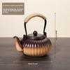 Outdoor Indoor Charcoal Tea Kettle with Hook Glass Cup for Home Use
