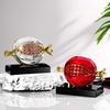 Glass Handicrafts Crystal Pomegranate Figurine Transparent Pomegranate Fruit Sculpture Home Decoration Accessories