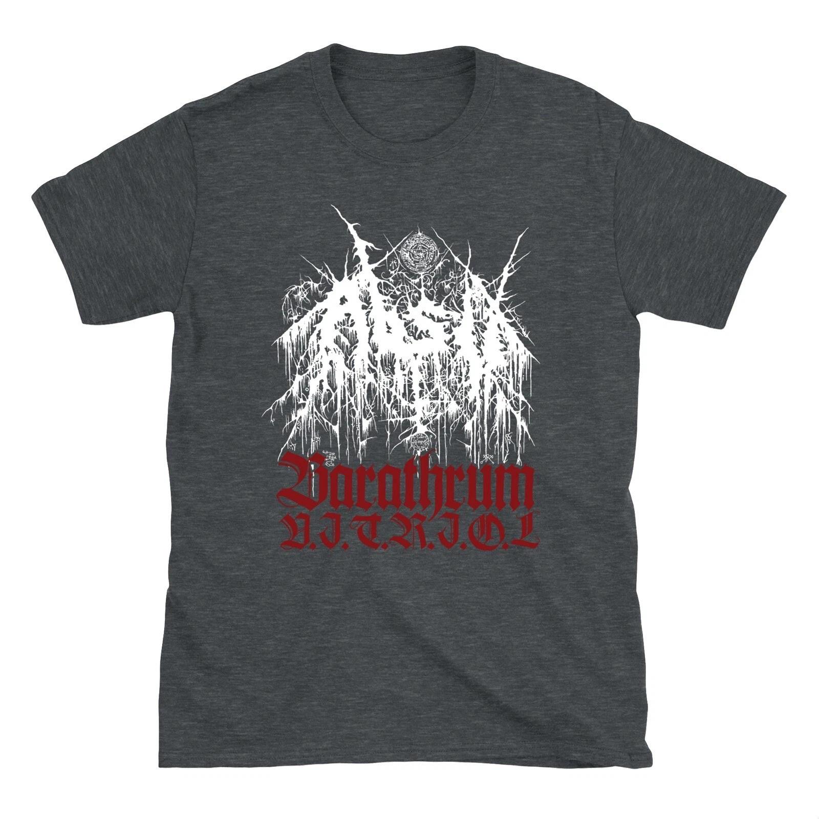 ABSU - BARATHRUM V.I.T.R.I.O.L. WHITE/RED- DARK HEATHER Official T-shirt 3XL