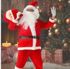 Nový rok Štědrý den Cosplay Rodinná párty Oblečení Kostým Santa Clause Vánoční Kompletní kostýmy Pro muže