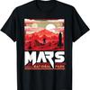 Mars National Park Vintage Sci-Fi Martian Exploration Space T-Shirt