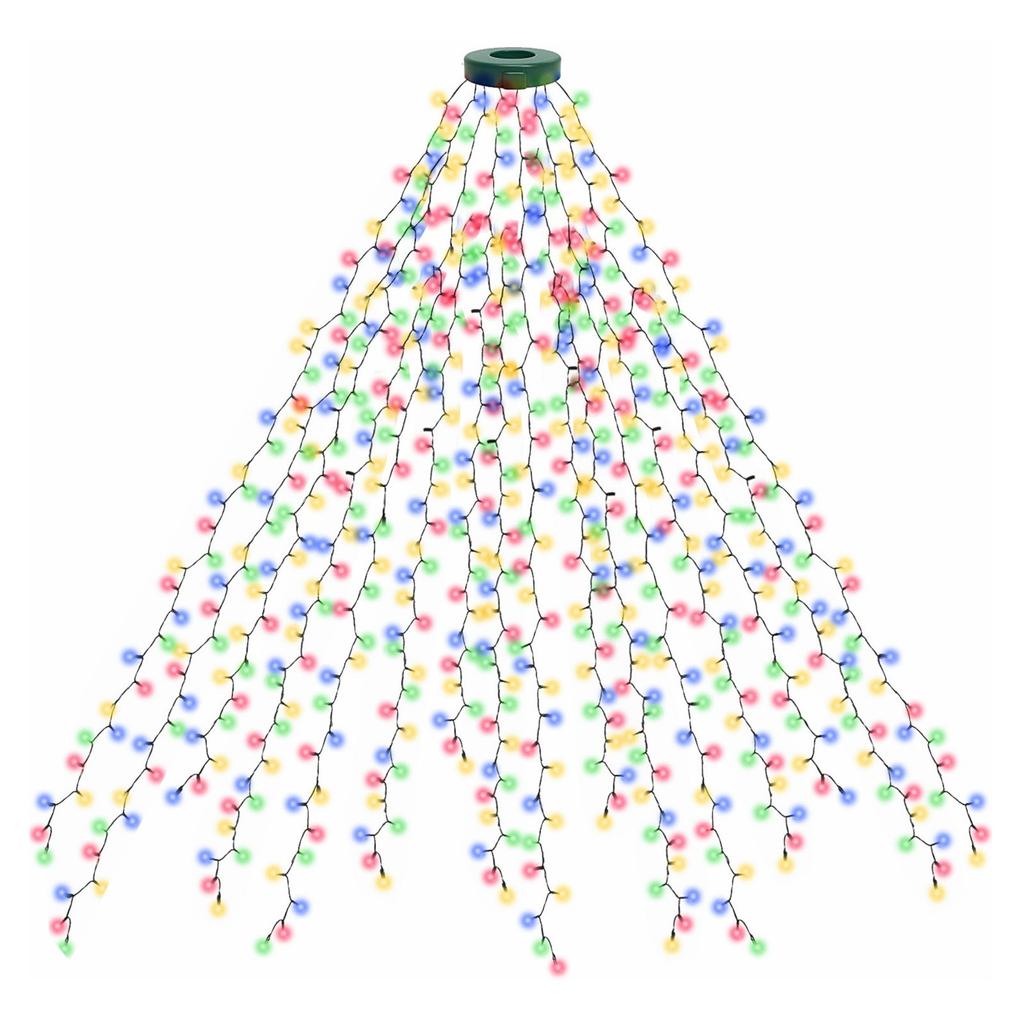 Christmas Tree Decorative String Lights for Indoor Outdoor Holiday Home Party Decor