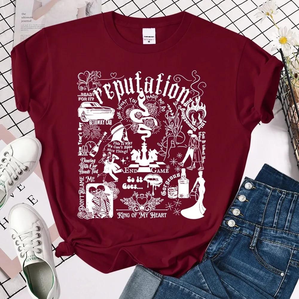Music Album Lover Tričko TS 1989 Knihy Banner Košile Eras Tour Outfit Oblečení Topy Trička Camiseta Camiseta Unisex tričko