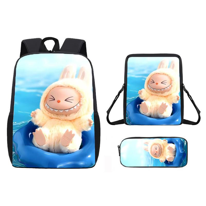 Anime Shoulder Cartoon Bag Pencil Case School Backpack For Children