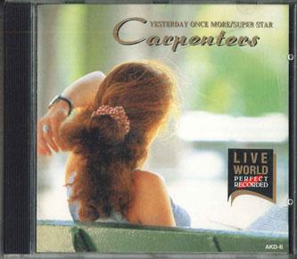 

CD CARPENTERS - Live World Carpenters AKD6 APPLE HOUSE USA & Cana Rock Used