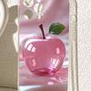 Pink Crystal Anti-Drop Transparent Case for iPhone 14-17 Pro Max Series
