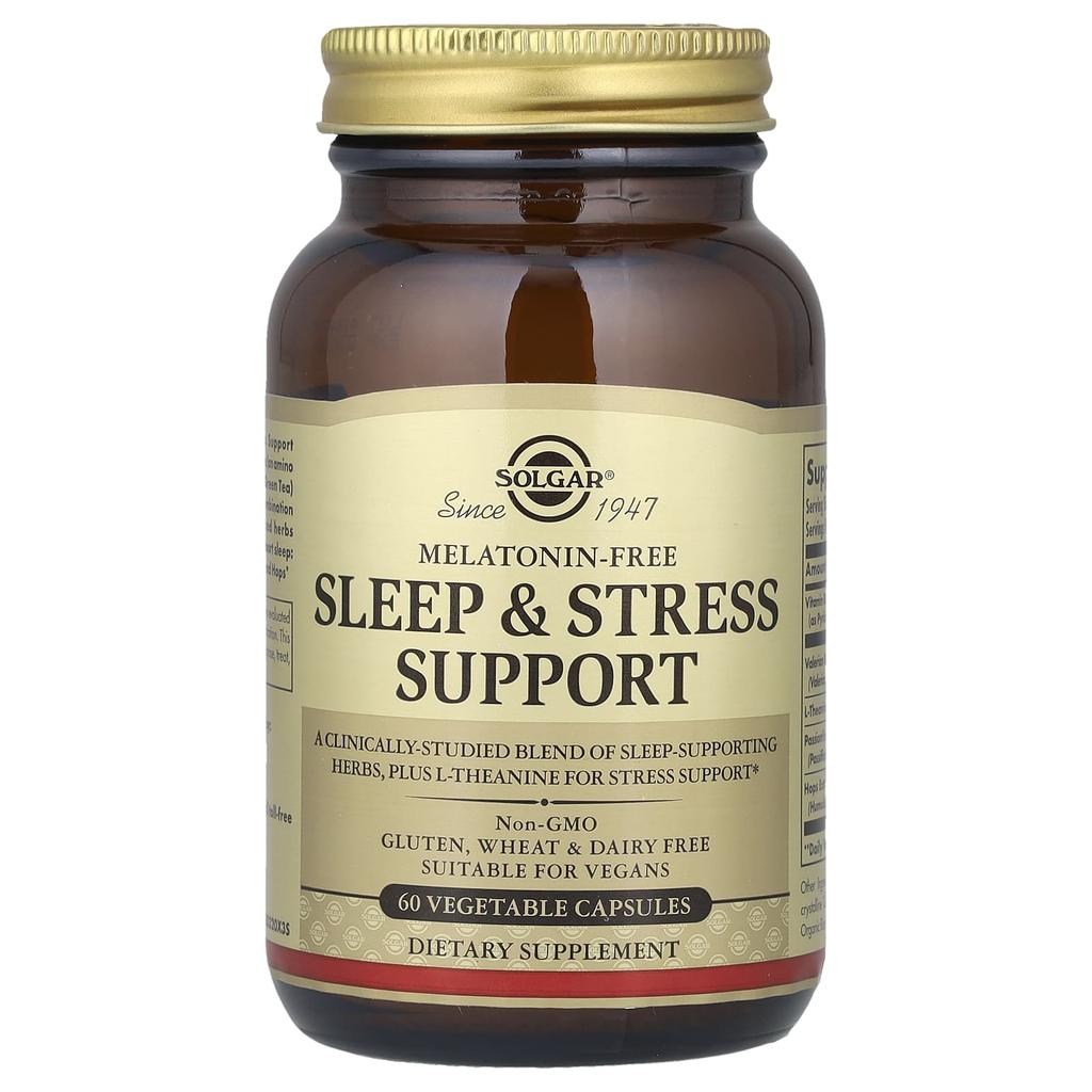 Solgar, Sleep & Stress Support, 60 Veggie Capsules