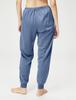 Gunze Tuche Long Sleeve and Pants with Fleece Size L Women's Lining, Blue-Grey,