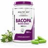 HealthyHey Nutrition Brahmi - Bacopa Monnieri Support Memory and Brain Health - 120 Veg Capsules