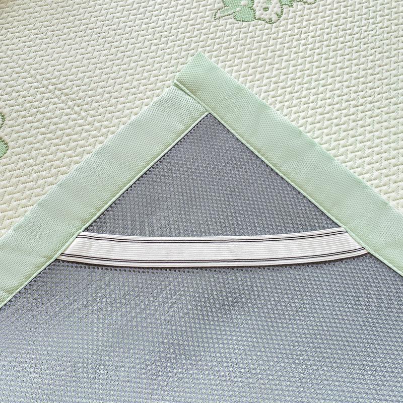 Ice Silk Cooling Mat Set - Jacquard, Machine Washable, Foldable, 3-Piece for Summer