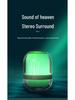 Bluetooth Smart Reconnection Mini Portable Outdoor Speaker with Subwoofer & Colorful Lights M9