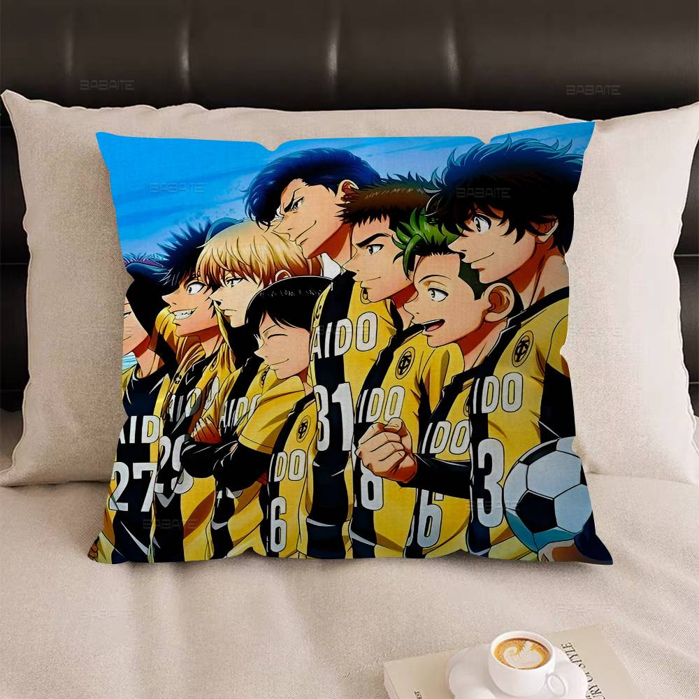 Ao Ashi Anime Cushion Cover Pillow Cover Decor Pillowcase Printed Cushion Case for Couch
