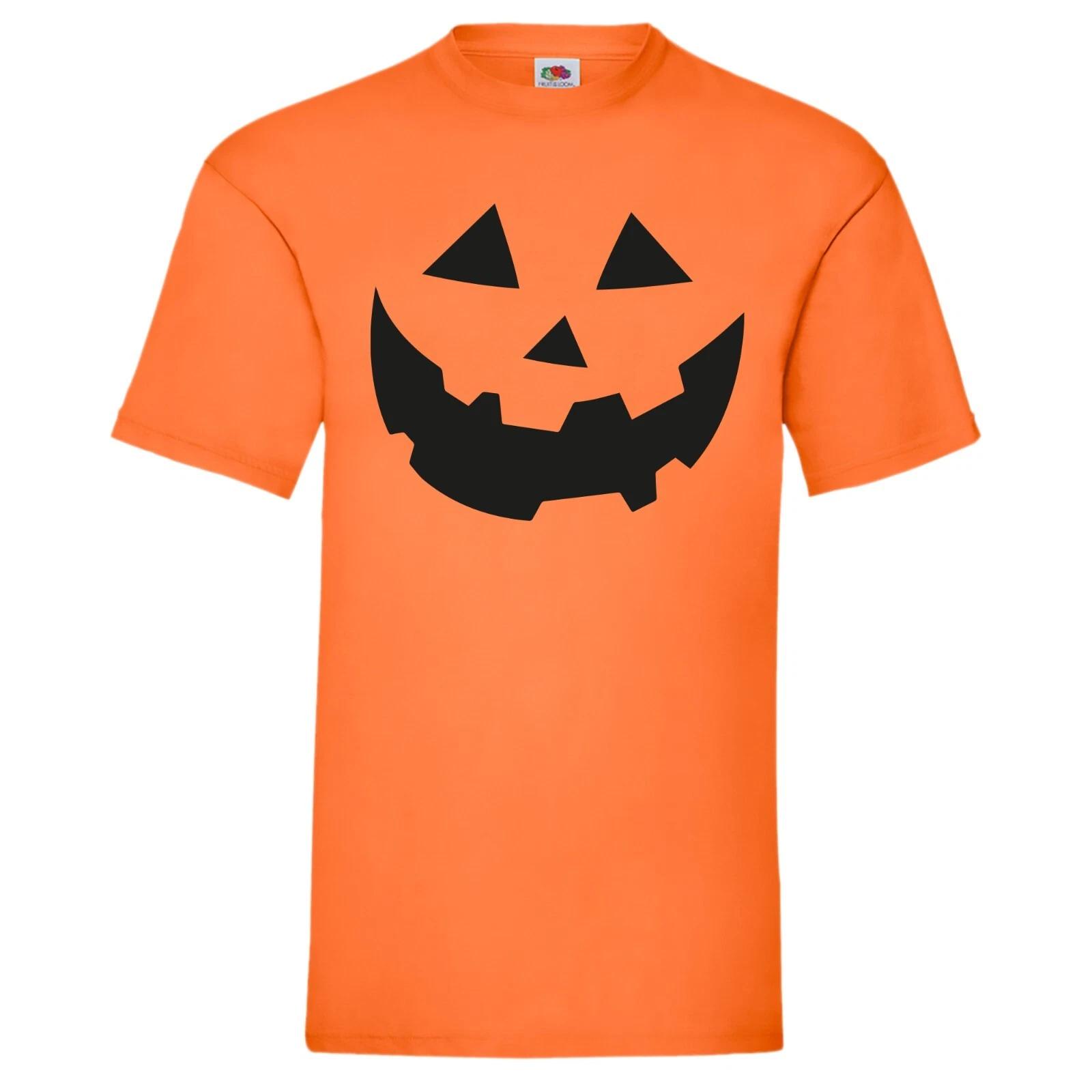 Halloween Pumpkin Face T-Shirt Gift 3XL