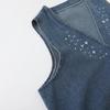 Vest Denim Women Summer Cotton Vest Oversize Solid Color Plus Size Casual Sleeveless Coat Camisole Vest