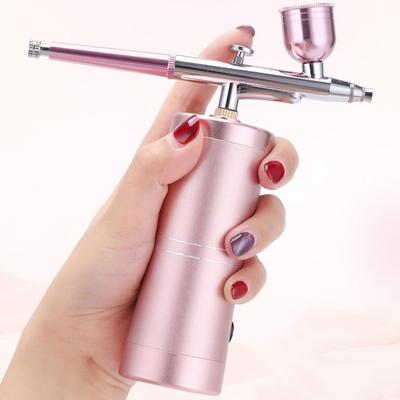Portable Airbrush Kit Wireless Air Brush With Compressor Electrical Handheld Spray Gun Coloring Tattoo Graffiti Graphic Model