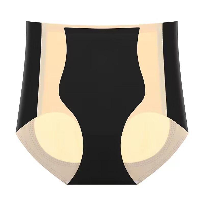 

Безшовні трусики з високою талією для жінок, трусики для схуднення, сексуальна білизна, контроль живота, труси, сексуальна нижня білизна, жіноча нижня білизна XXL чорний